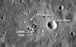 Enlargement showing Tranquility Base