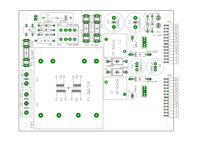 Bestückung für PCB3: Schaltnetzteil