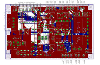 Layout für PCB2: Konsolen-Board