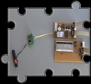 Prototyp der DCF77 Beschaltung inkl. RTC