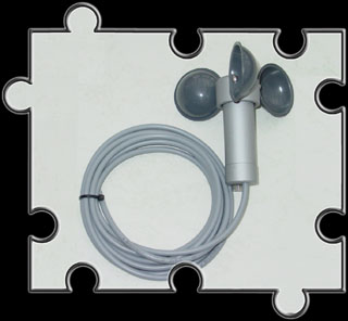 Ein Schalenkreuzanemometer