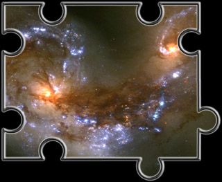 "Antennen-Galaxien NGC 4038 und NGC 4039"