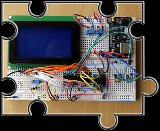Umsetzung am Experimentiersteckbrett - ATmega8