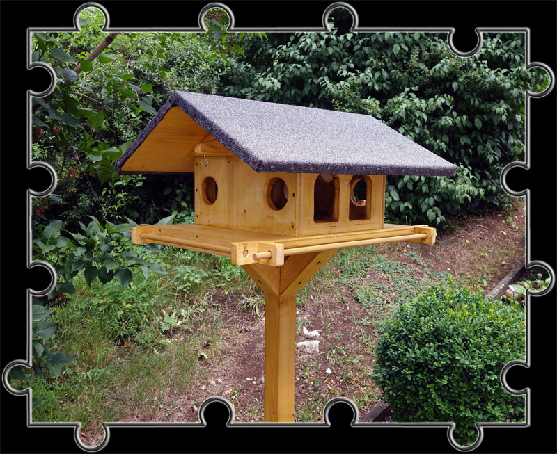Das fertig Futterhaus