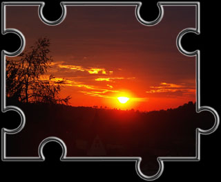 Sonnenuntergang über Lonsee Sonnenuntergang über Lonsee