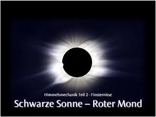 Himmelsmechanik Teil 2: Finsternisse